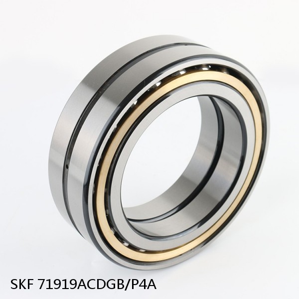 71919ACDGB/P4A SKF Super Precision,Super Precision Bearings,Super Precision Angular Contact,71900 Series,25 Degree Contact Angle