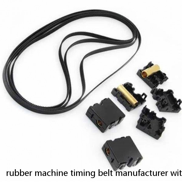 rubber machine timing belt manufacturer with additional rubber and groove teeth