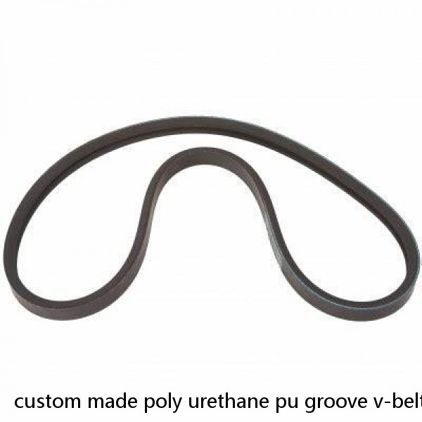 custom made poly urethane pu groove v-belt