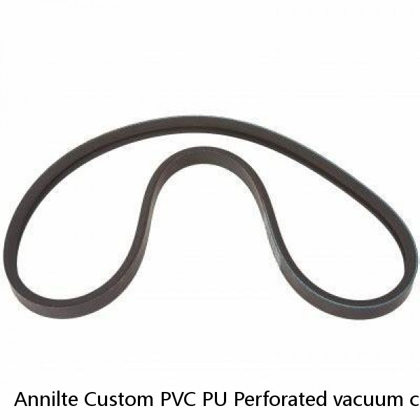 Annilte Custom PVC PU Perforated vacuum conveyor belt Conveyer Rubber belt